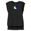 Women's Flowy Muscle Tee With Rolled Cuffs Thumbnail