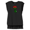 Women's Flowy Muscle Tee With Rolled Cuffs Thumbnail