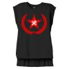 Women's Flowy Muscle Tee With Rolled Cuffs Thumbnail