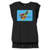 Women's Flowy Muscle Tee With Rolled Cuffs Thumbnail