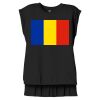 Women's Flowy Muscle Tee With Rolled Cuffs Thumbnail
