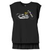 Women's Flowy Muscle Tee With Rolled Cuffs Thumbnail