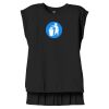 Women's Flowy Muscle Tee With Rolled Cuffs Thumbnail