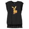 Women's Flowy Muscle Tee With Rolled Cuffs Thumbnail