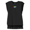 Women's Flowy Muscle Tee With Rolled Cuffs Thumbnail