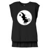 Women's Flowy Muscle Tee With Rolled Cuffs Thumbnail