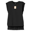 Women's Flowy Muscle Tee With Rolled Cuffs Thumbnail