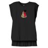 Women's Flowy Muscle Tee With Rolled Cuffs Thumbnail