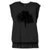Women's Flowy Muscle Tee With Rolled Cuffs Thumbnail
