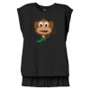 Women's Flowy Muscle Tee With Rolled Cuffs Thumbnail