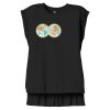 Women's Flowy Muscle Tee With Rolled Cuffs Thumbnail
