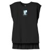 Women's Flowy Muscle Tee With Rolled Cuffs Thumbnail