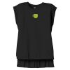 Women's Flowy Muscle Tee With Rolled Cuffs Thumbnail