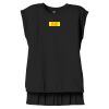 Women's Flowy Muscle Tee With Rolled Cuffs Thumbnail