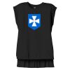 Women's Flowy Muscle Tee With Rolled Cuffs Thumbnail