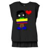 Women's Flowy Muscle Tee With Rolled Cuffs Thumbnail