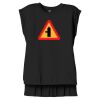 Women's Flowy Muscle Tee With Rolled Cuffs Thumbnail