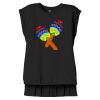Women's Flowy Muscle Tee With Rolled Cuffs Thumbnail
