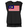 Women's Flowy Muscle Tee With Rolled Cuffs Thumbnail