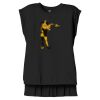Women's Flowy Muscle Tee With Rolled Cuffs Thumbnail