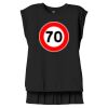Women's Flowy Muscle Tee With Rolled Cuffs Thumbnail