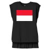 Women's Flowy Muscle Tee With Rolled Cuffs Thumbnail