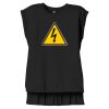 Women's Flowy Muscle Tee With Rolled Cuffs Thumbnail