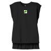 Women's Flowy Muscle Tee With Rolled Cuffs Thumbnail