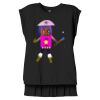 Women's Flowy Muscle Tee With Rolled Cuffs Thumbnail