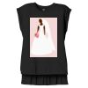 Women's Flowy Muscle Tee With Rolled Cuffs Thumbnail
