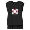 Women's Flowy Muscle Tee With Rolled Cuffs Thumbnail