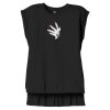 Women's Flowy Muscle Tee With Rolled Cuffs Thumbnail