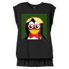 Women's Flowy Muscle Tee With Rolled Cuffs Thumbnail