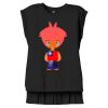 Women's Flowy Muscle Tee With Rolled Cuffs Thumbnail