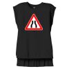 Women's Flowy Muscle Tee With Rolled Cuffs Thumbnail