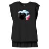 Women's Flowy Muscle Tee With Rolled Cuffs Thumbnail