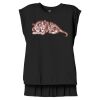 Women's Flowy Muscle Tee With Rolled Cuffs Thumbnail