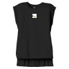 Women's Flowy Muscle Tee With Rolled Cuffs Thumbnail