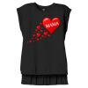 Women's Flowy Muscle Tee With Rolled Cuffs Thumbnail