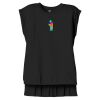 Women's Flowy Muscle Tee With Rolled Cuffs Thumbnail