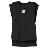 Women's Flowy Muscle Tee With Rolled Cuffs Thumbnail