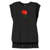Women's Flowy Muscle Tee With Rolled Cuffs Thumbnail