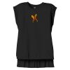 Women's Flowy Muscle Tee With Rolled Cuffs Thumbnail