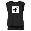 Women's Flowy Muscle Tee With Rolled Cuffs Thumbnail