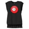 Women's Flowy Muscle Tee With Rolled Cuffs Thumbnail