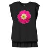 Women's Flowy Muscle Tee With Rolled Cuffs Thumbnail