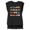 Women's Flowy Muscle Tee With Rolled Cuffs Thumbnail