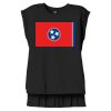Women's Flowy Muscle Tee With Rolled Cuffs Thumbnail