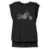 Women's Flowy Muscle Tee With Rolled Cuffs Thumbnail