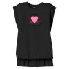 Women's Flowy Muscle Tee With Rolled Cuffs Thumbnail